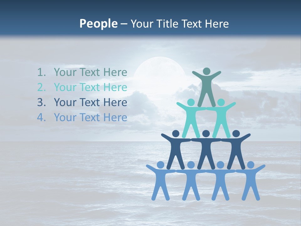 Blue Moon PowerPoint Template