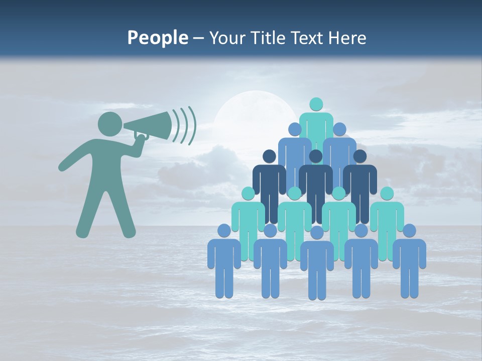 Blue Moon PowerPoint Template