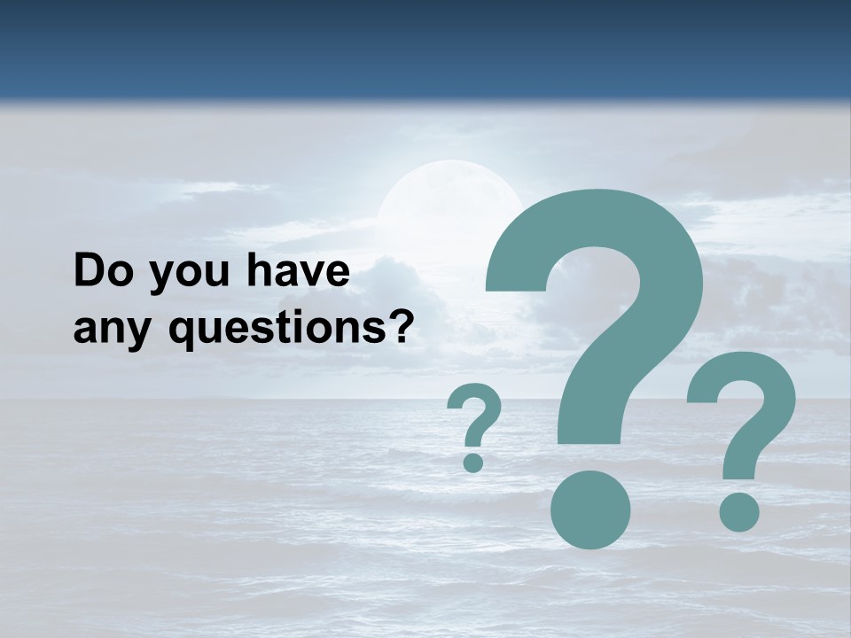 Blue Moon PowerPoint Template