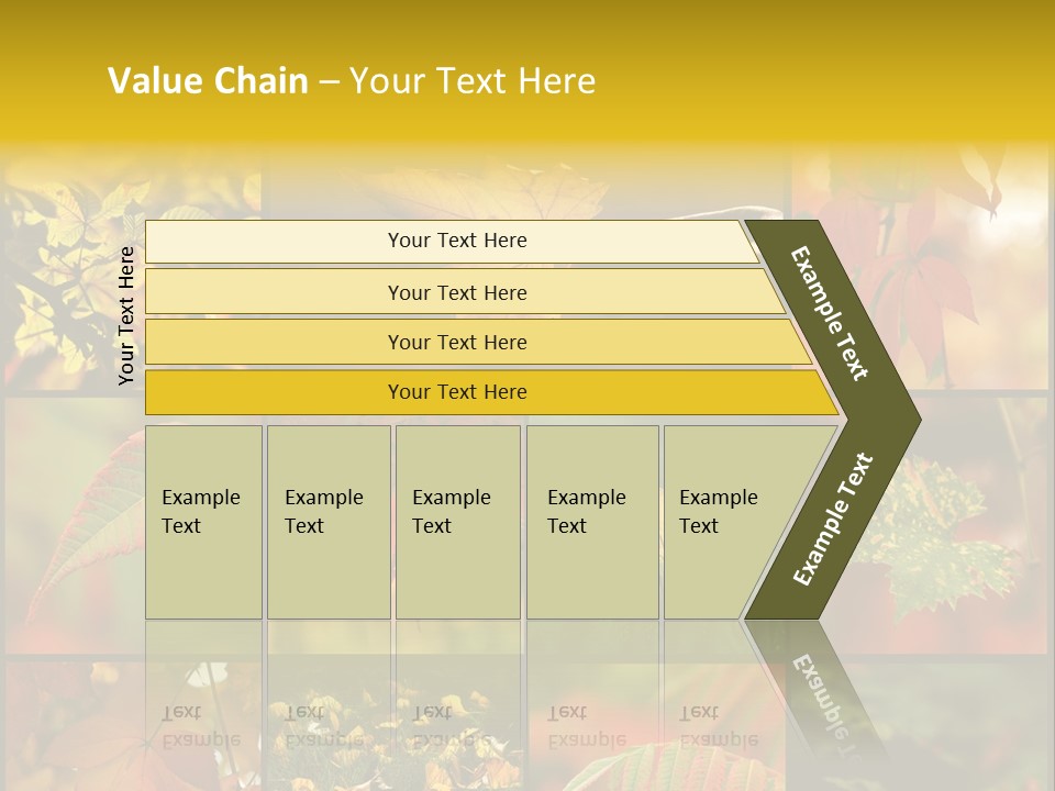 Fall Leaves Collage PowerPoint Template