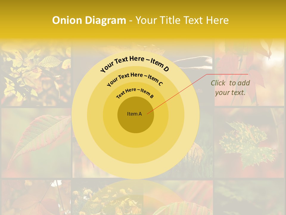 Fall Leaves Collage PowerPoint Template