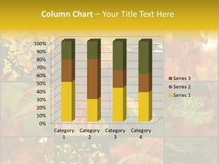 Fall Leaves Collage PowerPoint Template