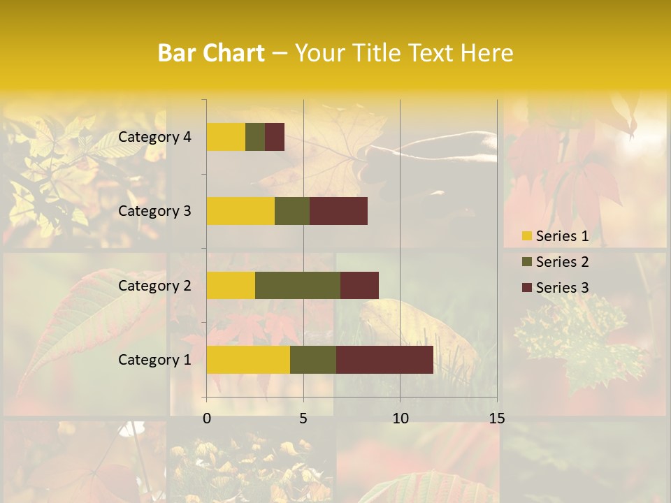 Fall Leaves Collage PowerPoint Template