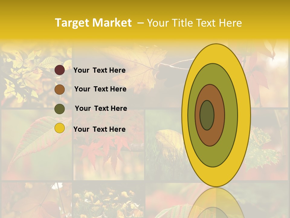 Fall Leaves Collage PowerPoint Template