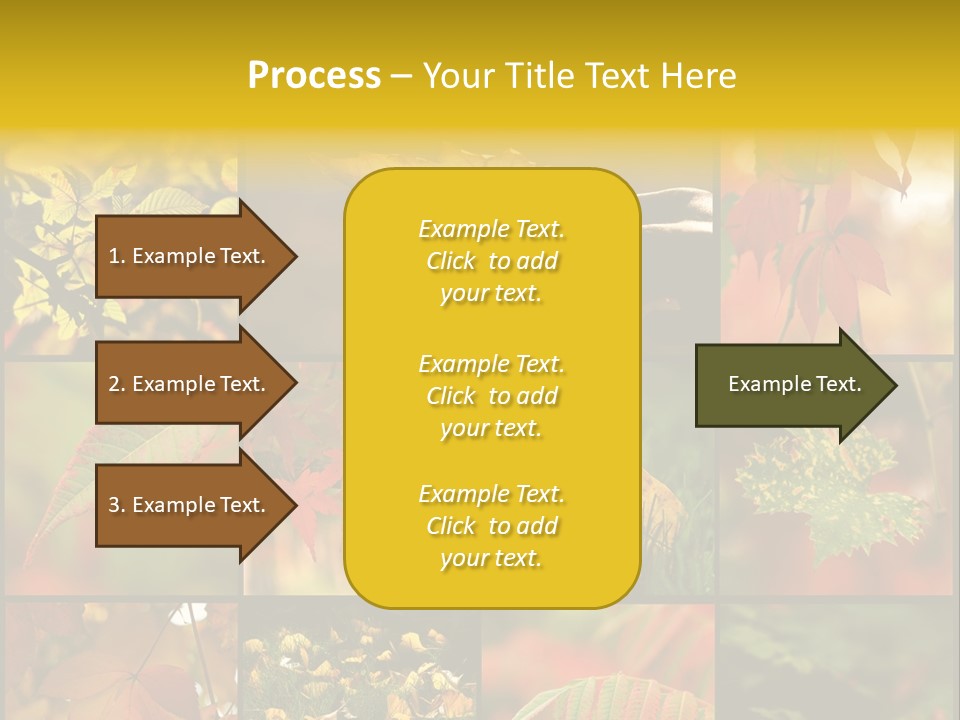 Fall Leaves Collage PowerPoint Template