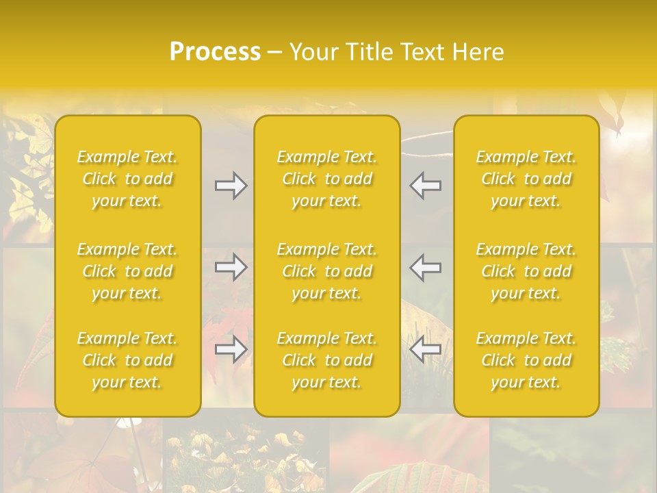Fall Leaves Collage PowerPoint Template