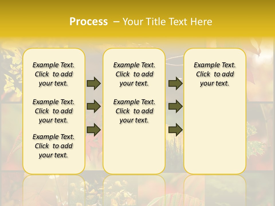 Fall Leaves Collage PowerPoint Template