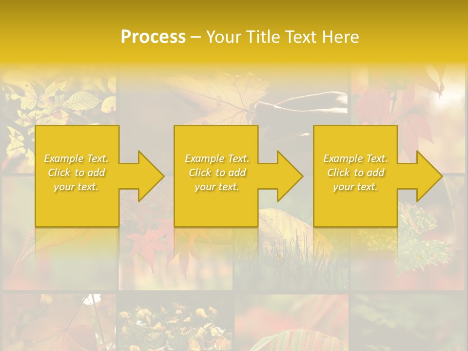 Fall Leaves Collage PowerPoint Template