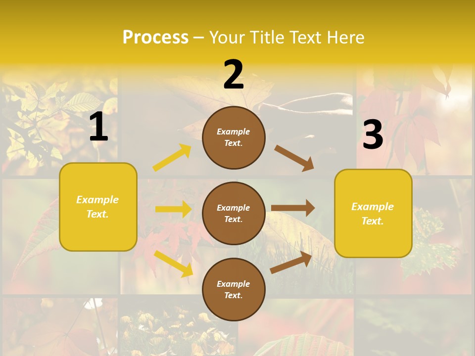 Fall Leaves Collage PowerPoint Template