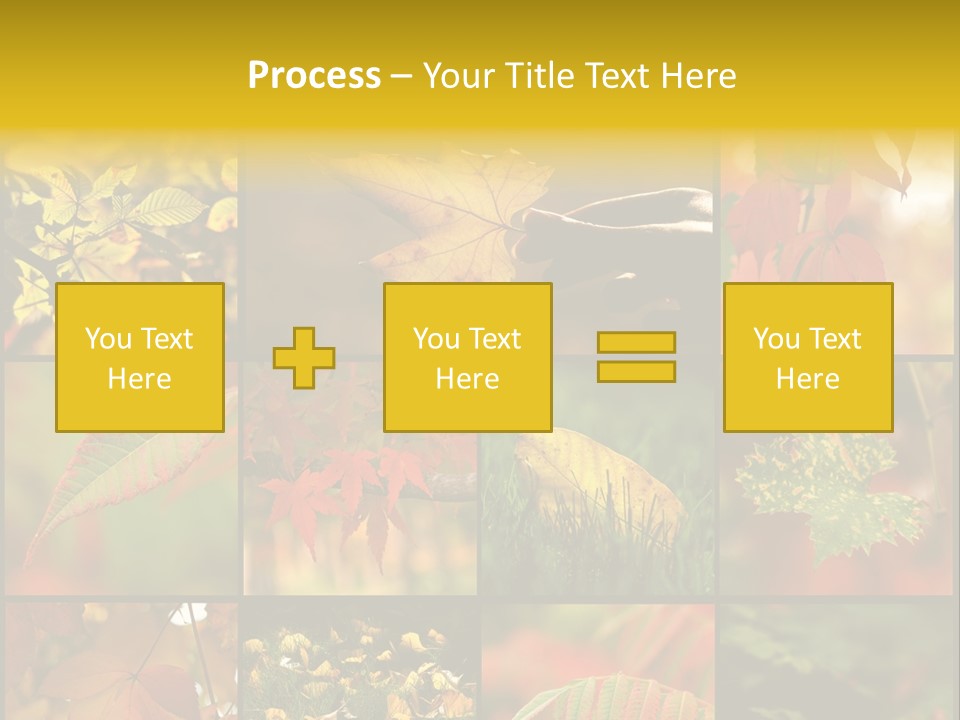 Fall Leaves Collage PowerPoint Template