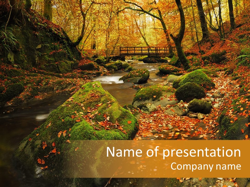 Lake District England PowerPoint Template