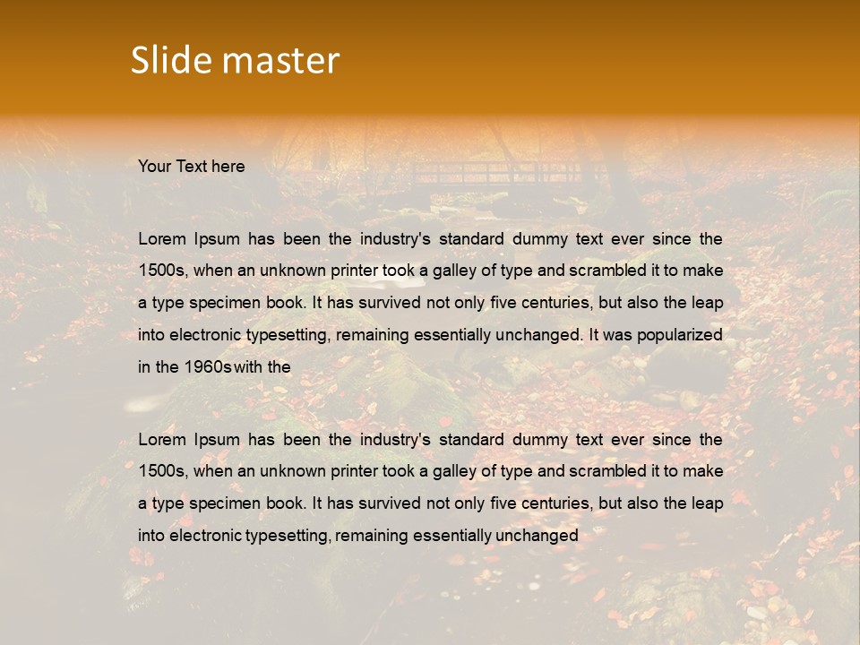 Lake District England PowerPoint Template