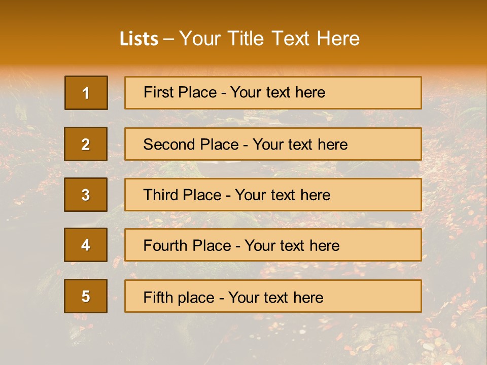Lake District England PowerPoint Template