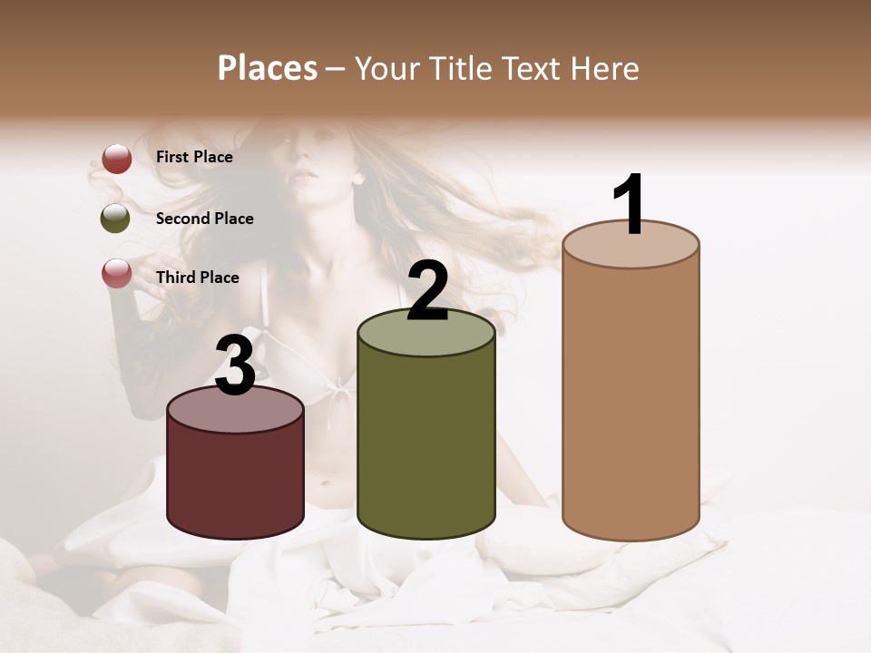 Portrait Girl Home PowerPoint Template