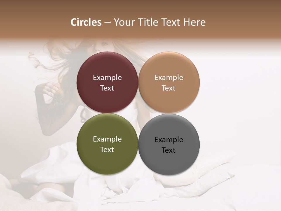 Portrait Girl Home PowerPoint Template