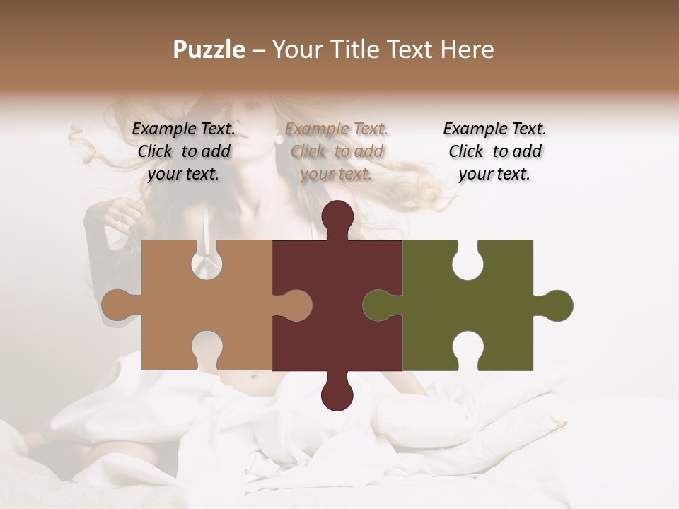 Portrait Girl Home PowerPoint Template