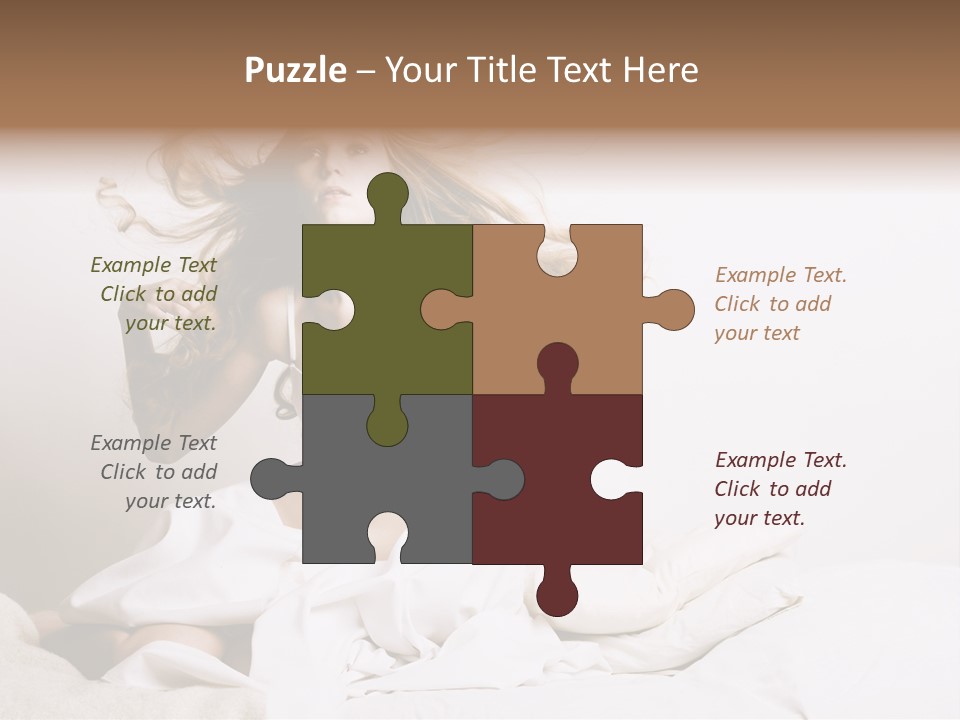 Portrait Girl Home PowerPoint Template