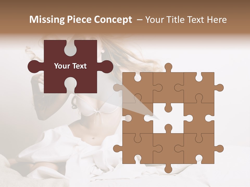 Portrait Girl Home PowerPoint Template