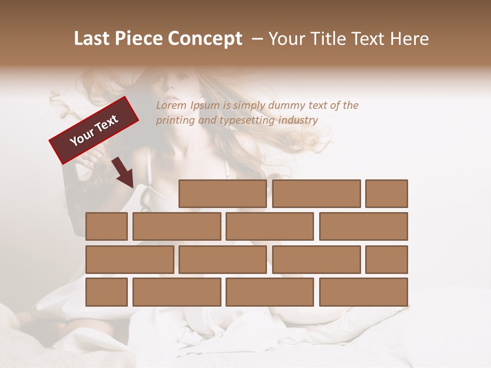 Portrait Girl Home PowerPoint Template