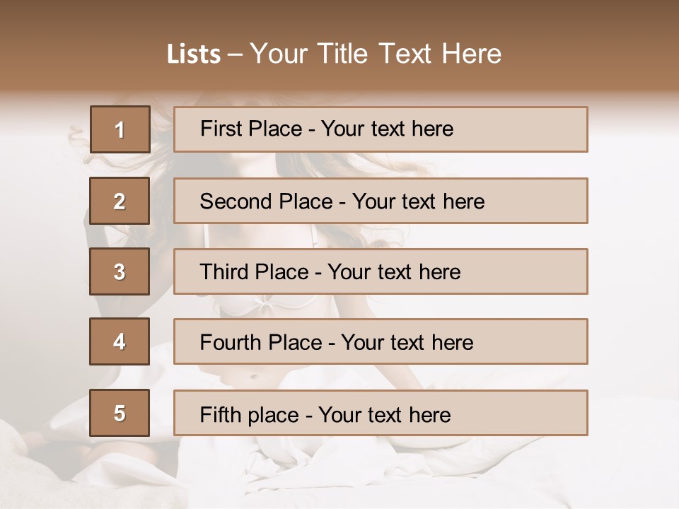 Portrait Girl Home PowerPoint Template