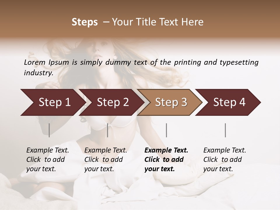 Portrait Girl Home PowerPoint Template