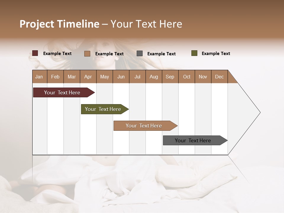 Portrait Girl Home PowerPoint Template