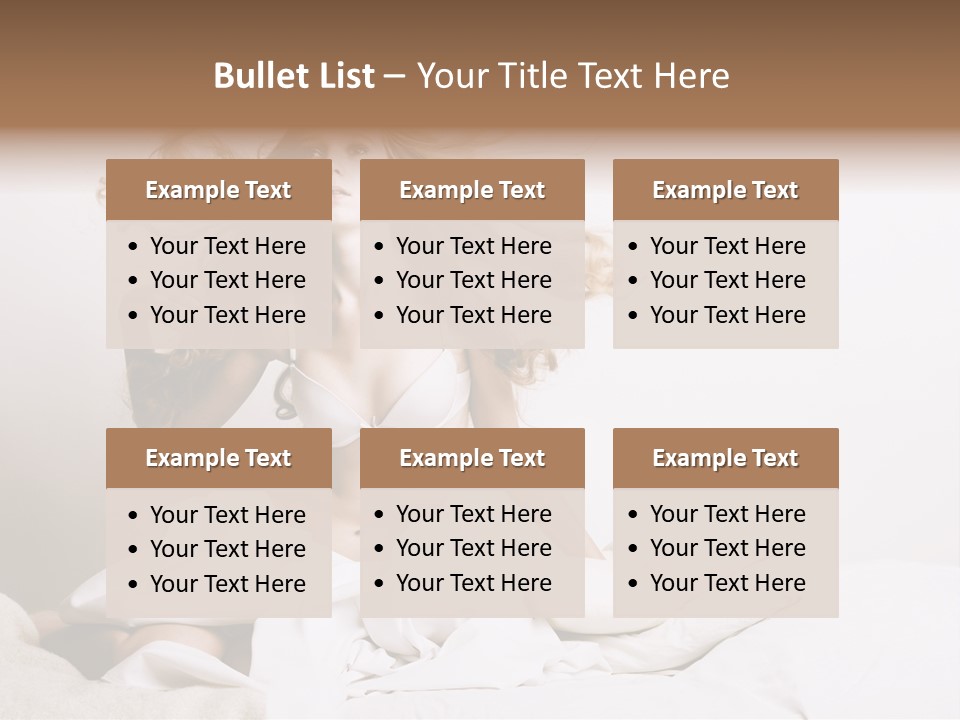 Portrait Girl Home PowerPoint Template