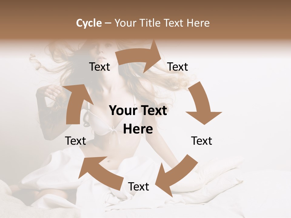 Portrait Girl Home PowerPoint Template