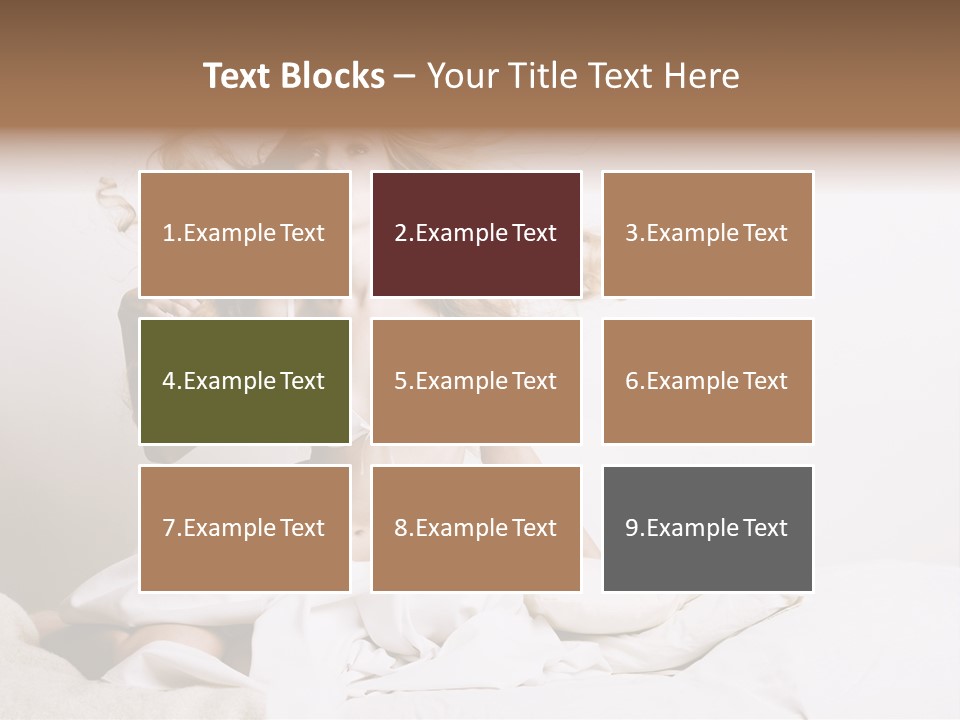 Portrait Girl Home PowerPoint Template