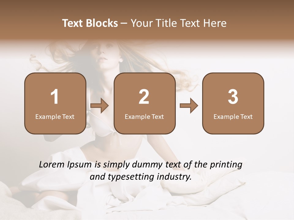 Portrait Girl Home PowerPoint Template