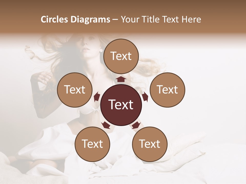 Portrait Girl Home PowerPoint Template