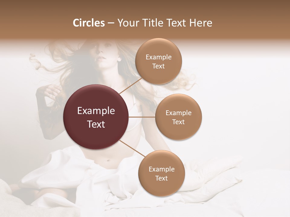 Portrait Girl Home PowerPoint Template