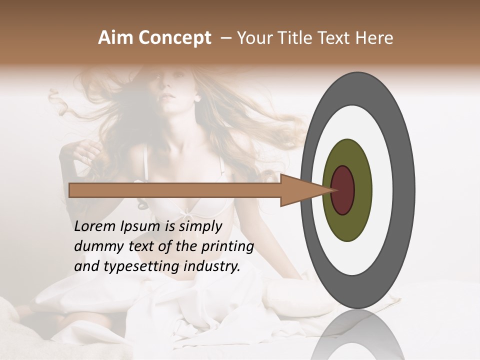 Portrait Girl Home PowerPoint Template