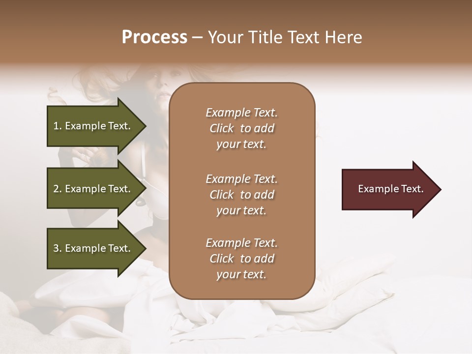 Portrait Girl Home PowerPoint Template