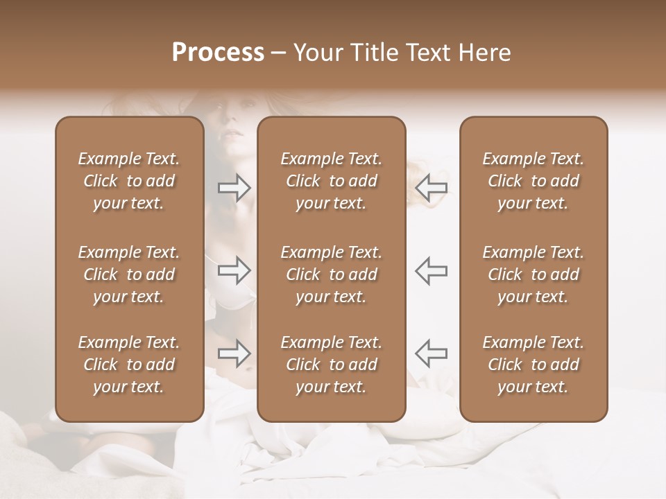 Portrait Girl Home PowerPoint Template