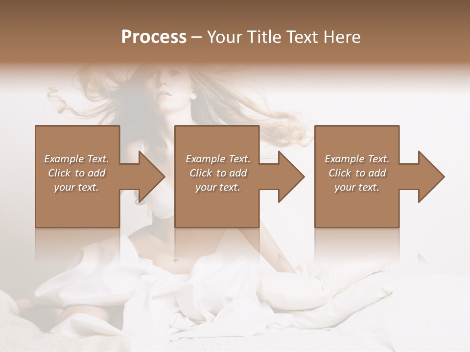 Portrait Girl Home PowerPoint Template