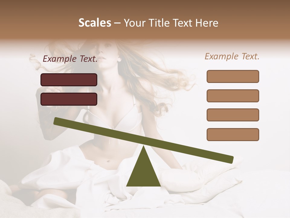 Portrait Girl Home PowerPoint Template