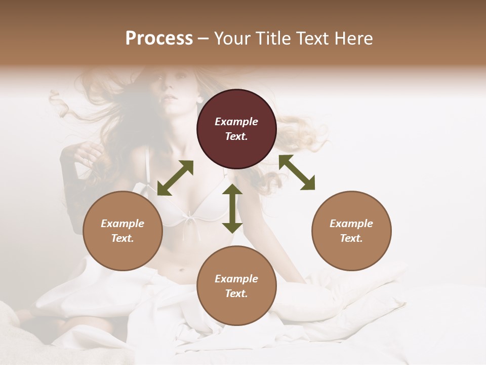 Portrait Girl Home PowerPoint Template