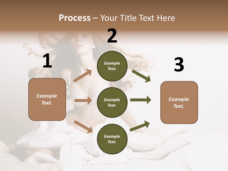 Portrait Girl Home PowerPoint Template