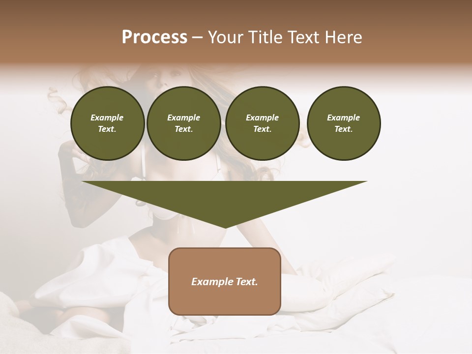 Portrait Girl Home PowerPoint Template