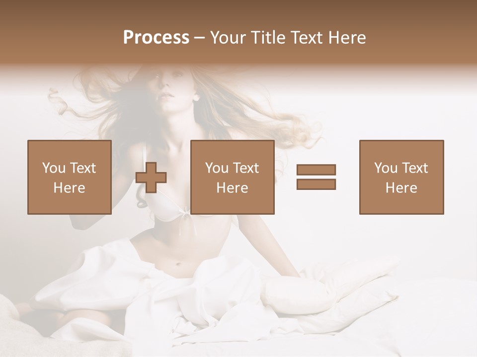 Portrait Girl Home PowerPoint Template