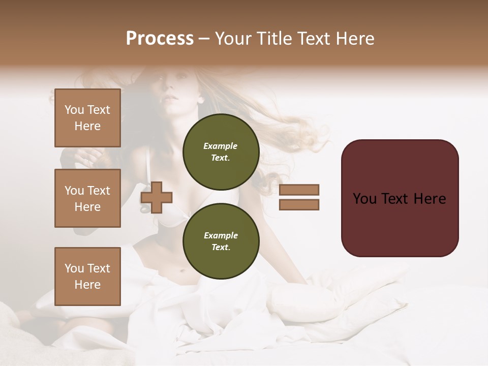 Portrait Girl Home PowerPoint Template