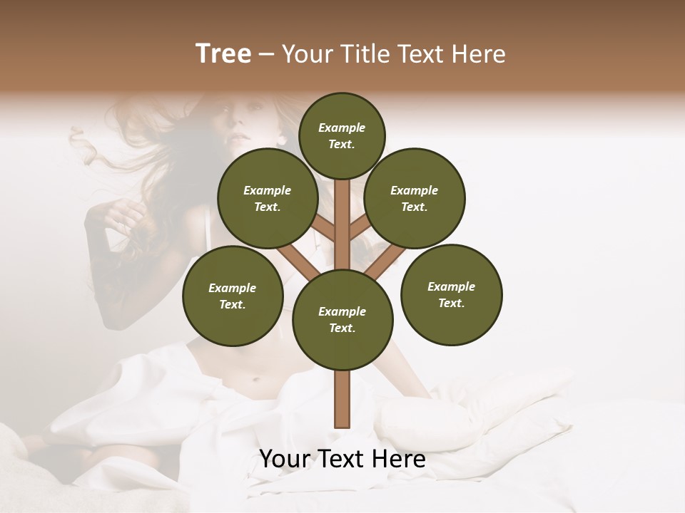 Portrait Girl Home PowerPoint Template