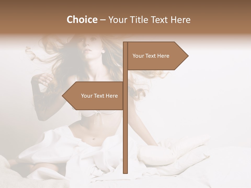 Portrait Girl Home PowerPoint Template