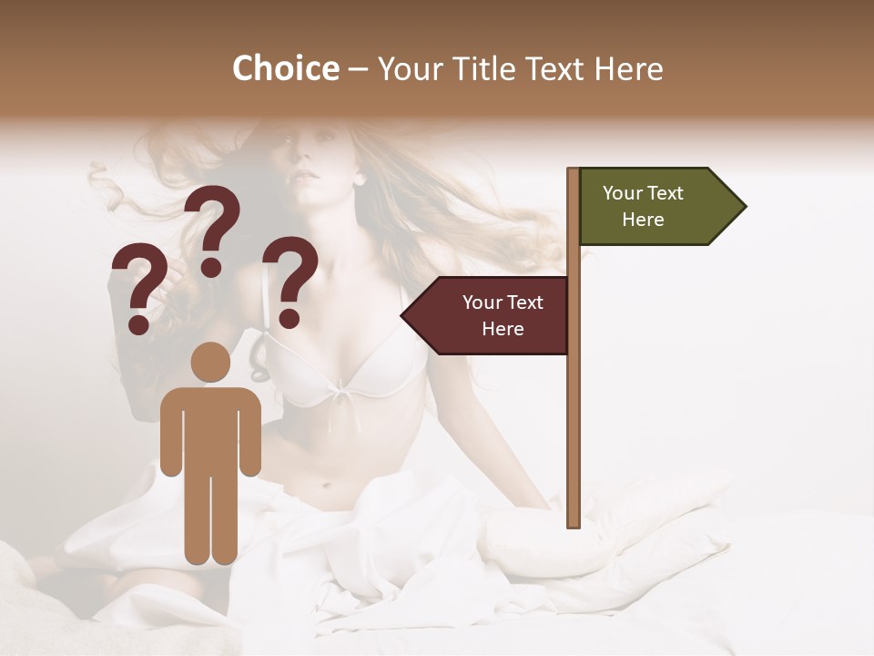 Portrait Girl Home PowerPoint Template