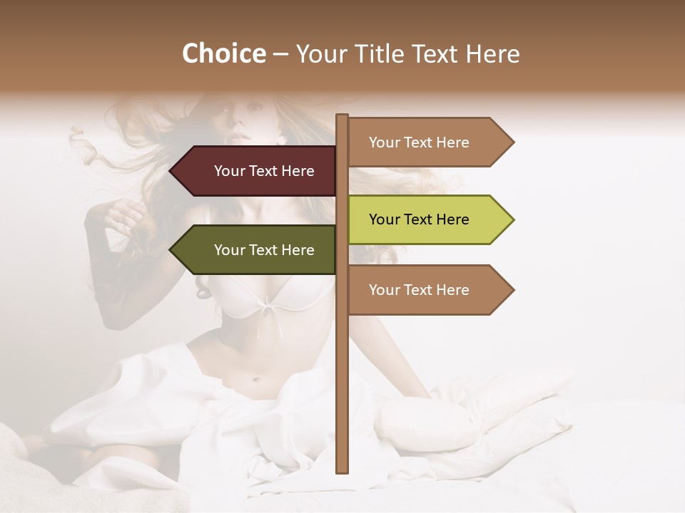 Portrait Girl Home PowerPoint Template