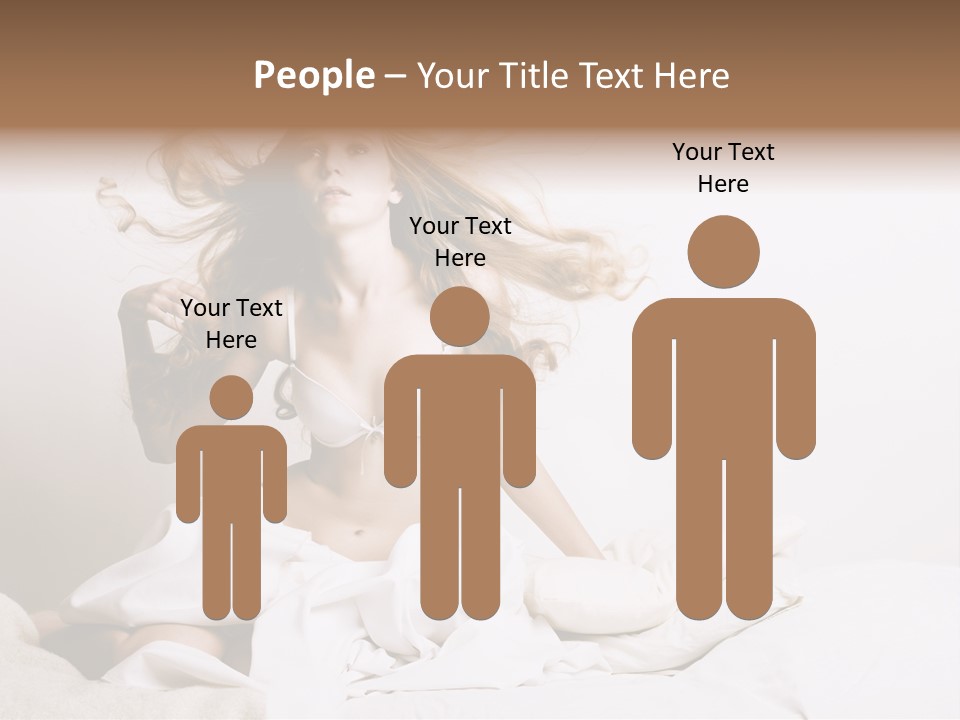 Portrait Girl Home PowerPoint Template