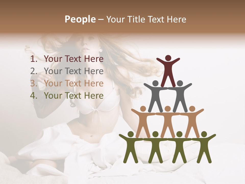 Portrait Girl Home PowerPoint Template