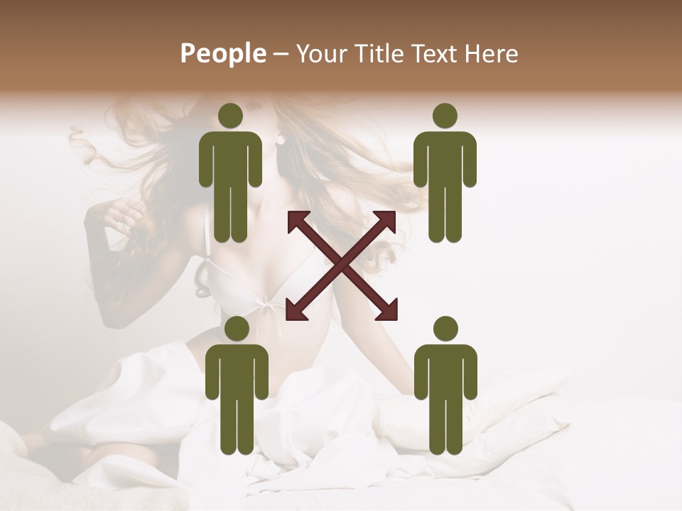 Portrait Girl Home PowerPoint Template