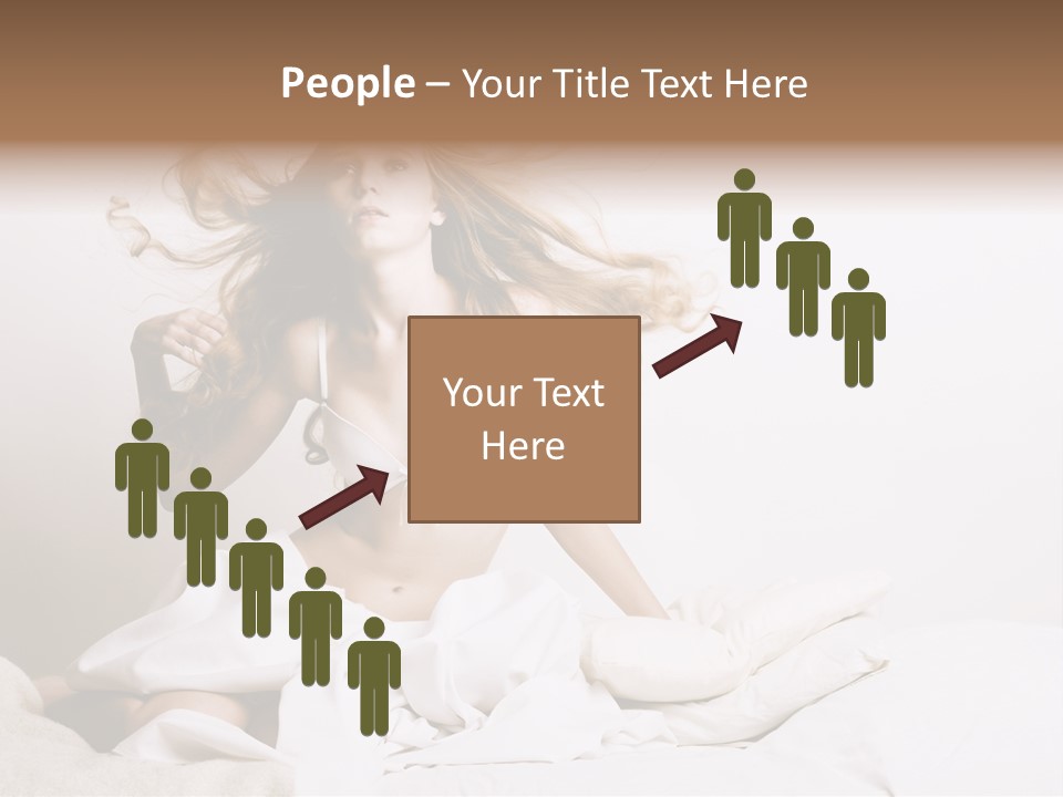 Portrait Girl Home PowerPoint Template